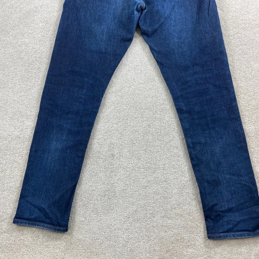 Uniqlo Jeans Mens 34x32 (Fits 36x31) Slim Fit Stretch Selvedge Detail 321-461579